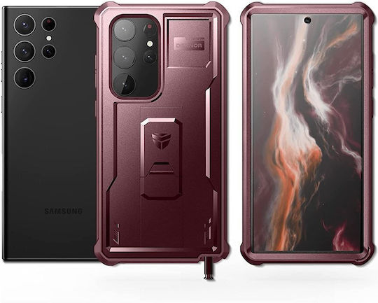 Dexnor 360 Full Cover Roșu (Galaxy S23 Ultra)