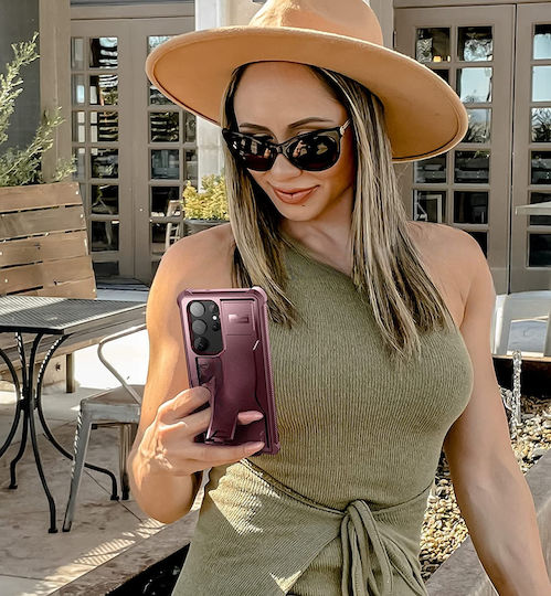 Dexnor 360 Full Cover Roșu (Galaxy S23 Ultra)