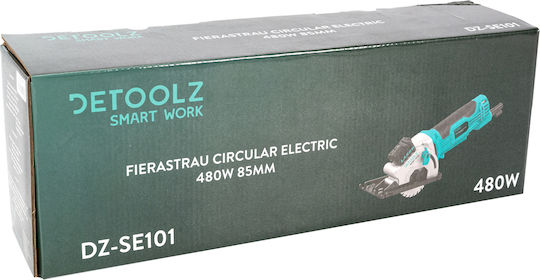 Detoolz Δισκοπρίονο 480W με Σύστημα Αναρρόφησης