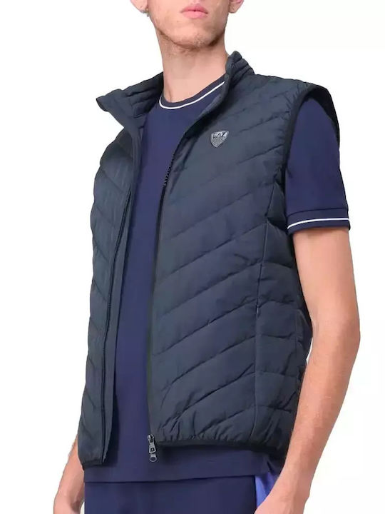 Emporio Armani Ärmellos Herren Jacke Lässig Blue Night