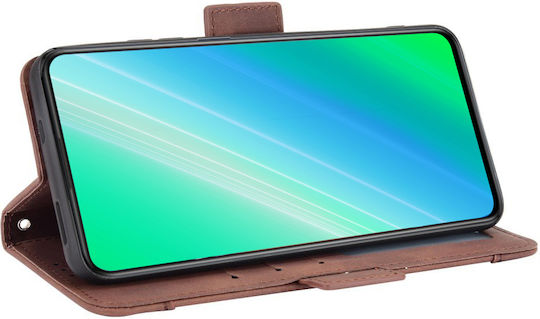 Oppo Book Δερματίνης / Πλαστικό / Σιλικόνης Καφέ (Oppo A78 4G)