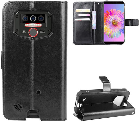 Oukitel Wallet Piele artificială / Plastic / Silicon Negru (Oukitel WP5)