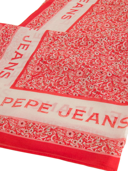 Pepe Jeans Women's Scarf Red