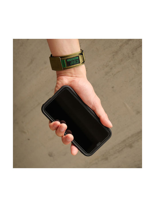 Erbord Каишка Кожа Зелен (Apple Watch 1/2/3/4/5/4/5/6/7/8/SE/ULTRA)