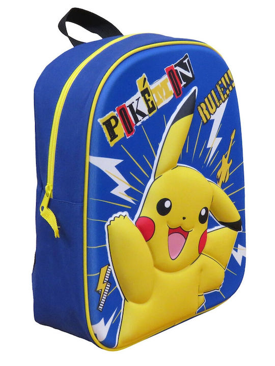 Pokemon Ghiozdan Gradinita Pikachu School Bag Backpack Kindergarten Multicolored