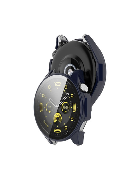 Plastikhülle in Blau Farbe für Huawei Watch GT 4 46mm