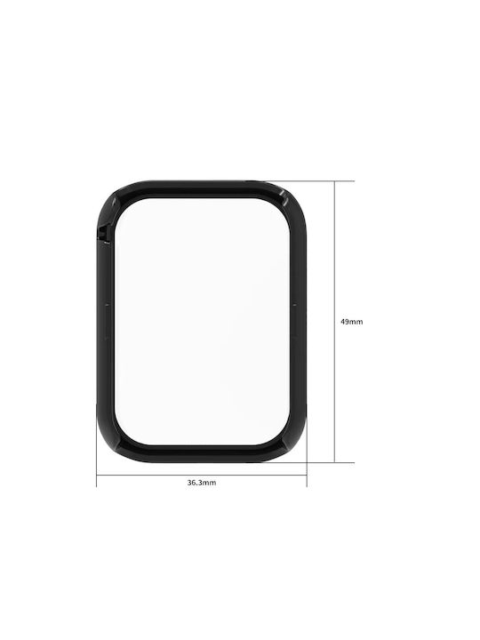 Plastic Case in Black color for Xiaomi Smart Band 8 Pro