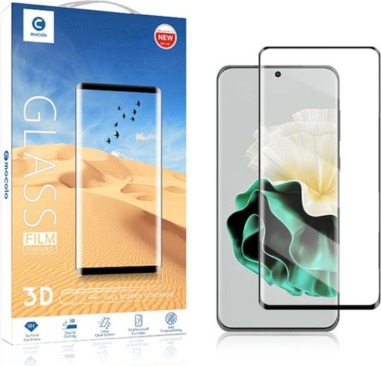 Mocolo Γυαλί 0.3mm Full Glue Full Face Tempered Glass Μαύρο (Huawei P60 Pro)