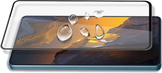 Mocolo Sticlă 0.3mm Adeziv complet Full Face Tempered Glass Negru (Poco F5 / Redmi Note 12 Turbo)