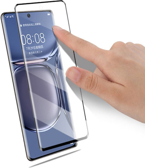 Mocolo Sticlă 0.3mm Adeziv complet Full Face Tempered Glass Negru (Huawei P50 Pro)