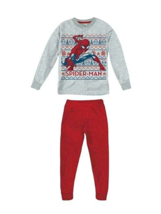 Spiderman Kids' Pajamas Grey/red