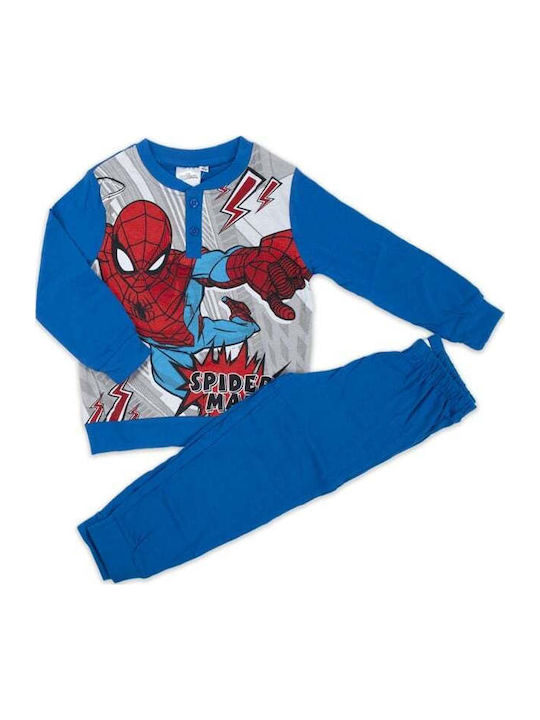 Spiderman Kids' Pajamas Winter Blue