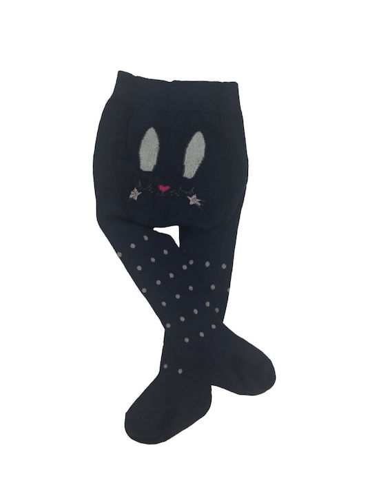 Fatsoules Kids Tights Polka Dot Blue - Pink