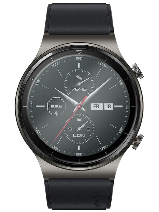Erbord Full Face Tempered Glass pentru Huawei Watch GT 2 Pro 1buc