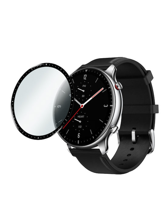 Erbord Full Face Tempered Glass pentru Amazfit GTR 2 1buc