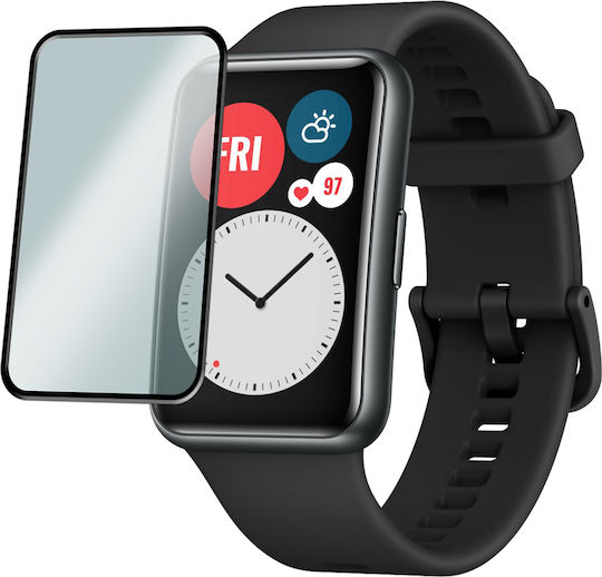 Erbord Vollflächig gehärtetes Glas für das Huawei Watch Fit 1Stück