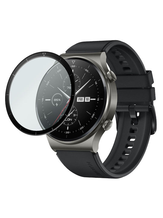 Erbord Full Face Tempered Glass pentru Huawei Watch GT 2 Pro 1buc