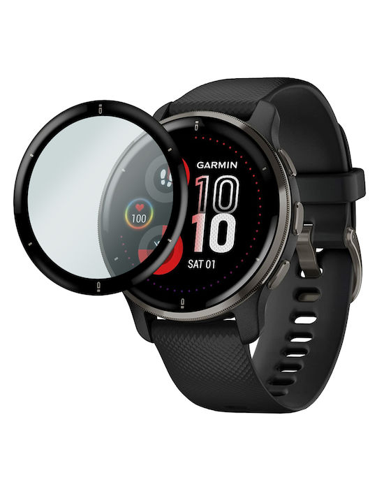 Erbord Full Face Tempered Glass για το Garmin Venu 2 Plus 1τμχ