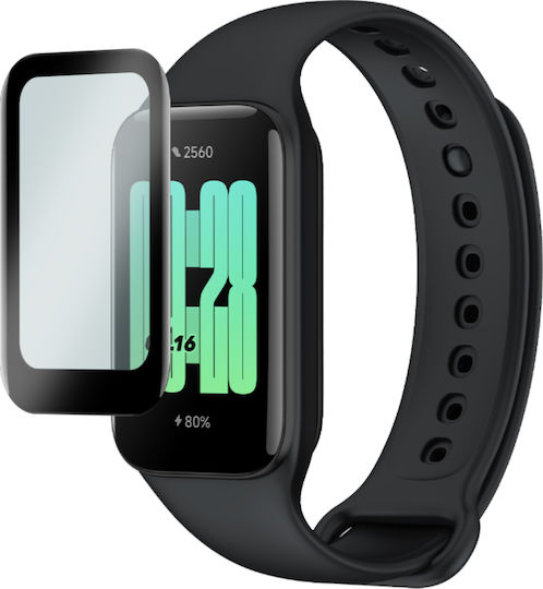 Erbord Vollflächig gehärtetes Glas für das Redmi Smart Band 2 1Stück