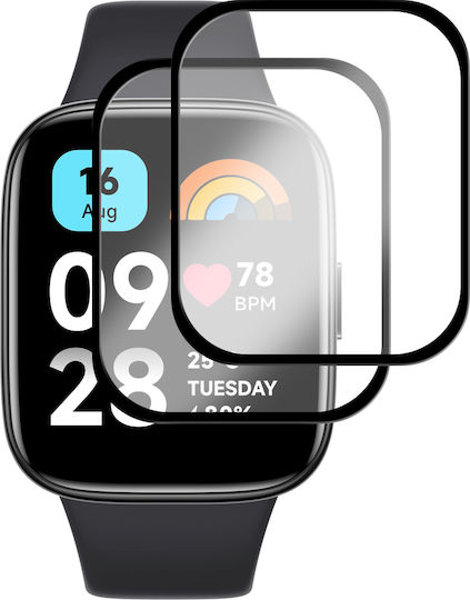 Erbord Full Face Tempered Glass για το Redmi Watch 3 1τμχ