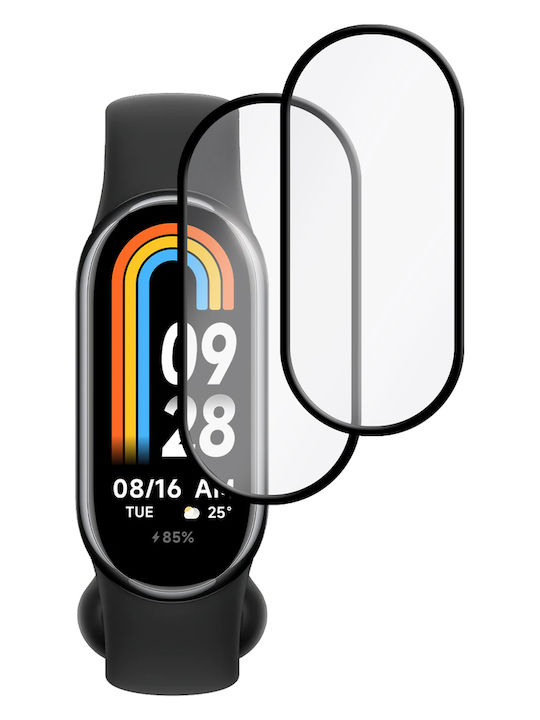 Erbord Закалено стъкло за цялото лице за Smart Band 8 1бр