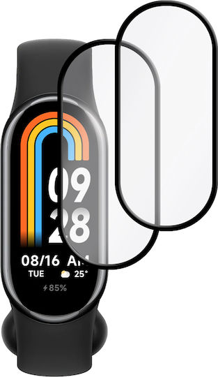 Erbord Full Face Tempered Glass για το Smart Band 8 1τμχ