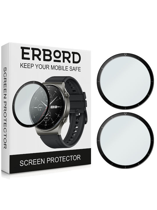 Erbord Full Face Tempered Glass pentru Huawei Watch GT 2 Pro 1buc