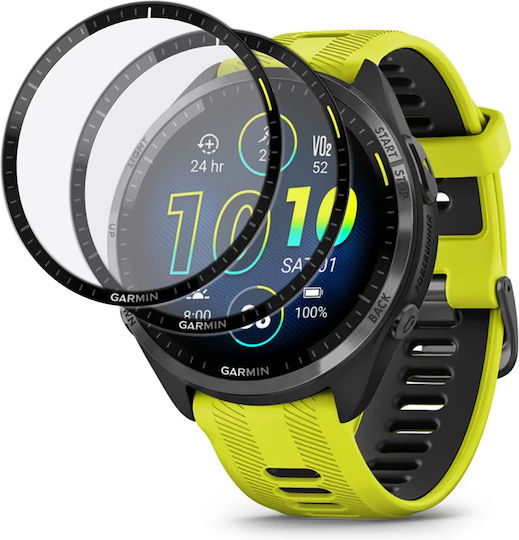Erbord Full Face Tempered Glass pentru Garmin Forerunner 965 1buc