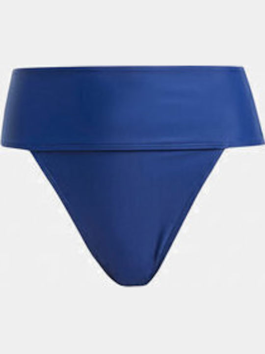 Sportswear Colorblock Set Bikini Μπουστάκι Ψηλόμεσο Μπλε