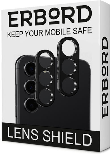 Erbord Стъклен Протектор за Камера Черен за (Samsung Galaxy S23 FE)