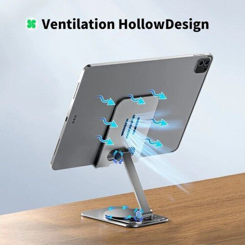 Andowl Q-ZJ555 Desk Stand for Mobile in Gray color