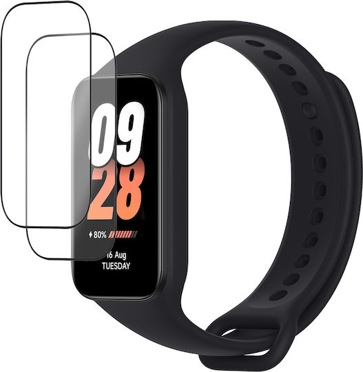 Erbord Full Face Tempered Glass for the Smart Band 8 1pcs