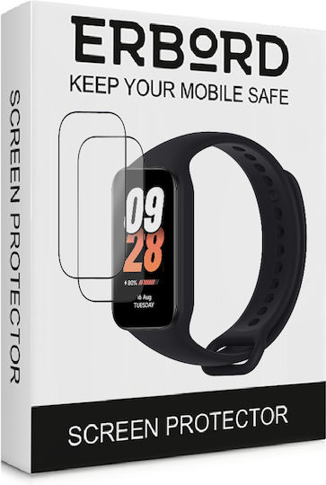 Erbord Full Face Tempered Glass for the Smart Band 8 1pcs