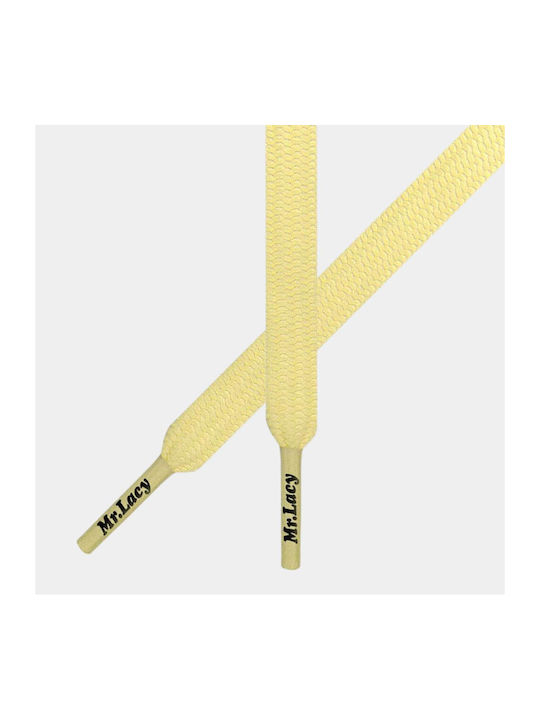 Mr.Lacy Elastic Yellow Shoelaces 2pcs 120cm