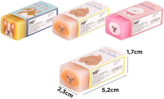 Madrid Papel Eraser for Pencil and Pen (Μiscellaneous Designs) 1pcs