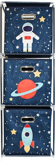Koopman Toy Storage System made of Plastic Blue 35x35x102cm 1pcs