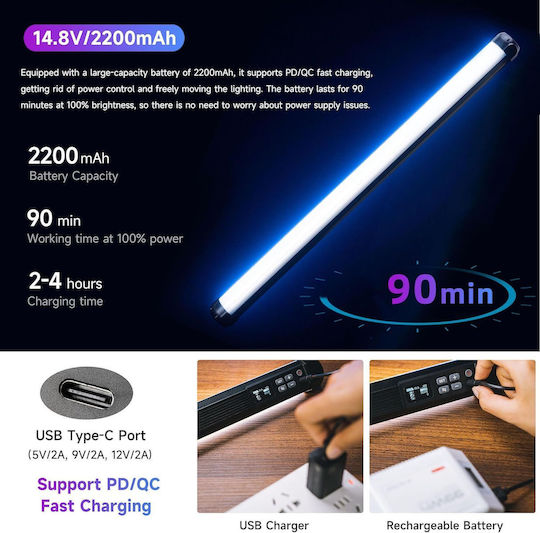 Viltrox K60 2er Pack RGB LED-Licht 20W Dauerlicht Kit