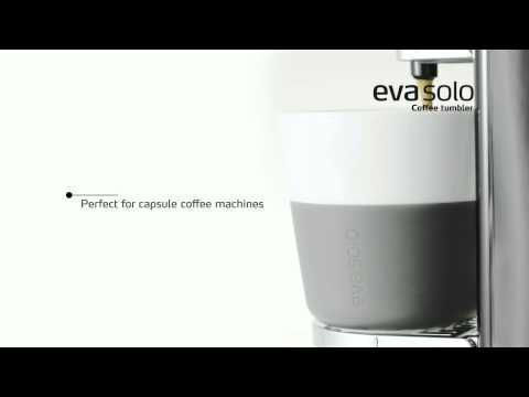 Eva Solo Σετ Φλιτζάνια Espresso από Πορσελάνη Γκρι 80ml 2τμχ