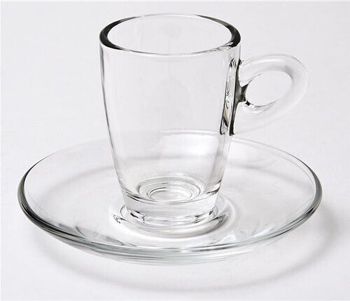 Espiel Mocca Φλιτζάνι Espresso Γυάλινο Διάφανο 75ml