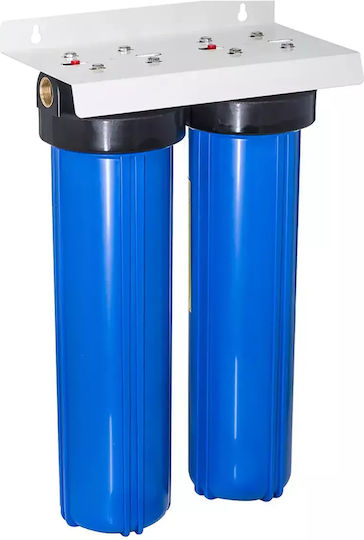 Eiger Water Filtration System Double Central Supply Micron 1'' WF-124-20-2