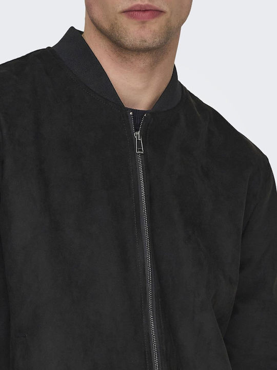 Winter Jacket Bomber Black