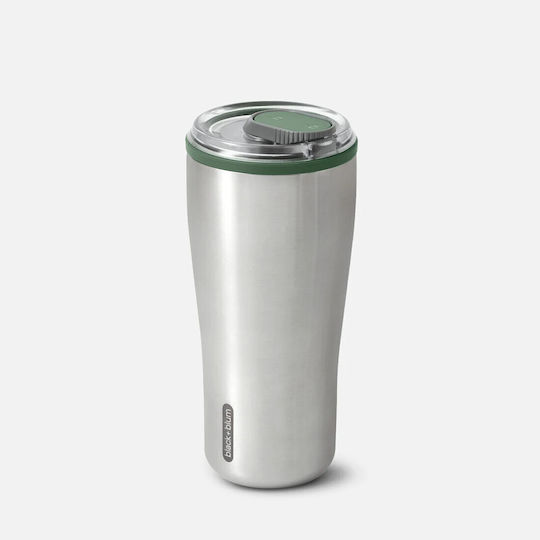 Black+Blum Olive Ποτήρι Θερμός Ανοξείδωτο 600ml Ασημί