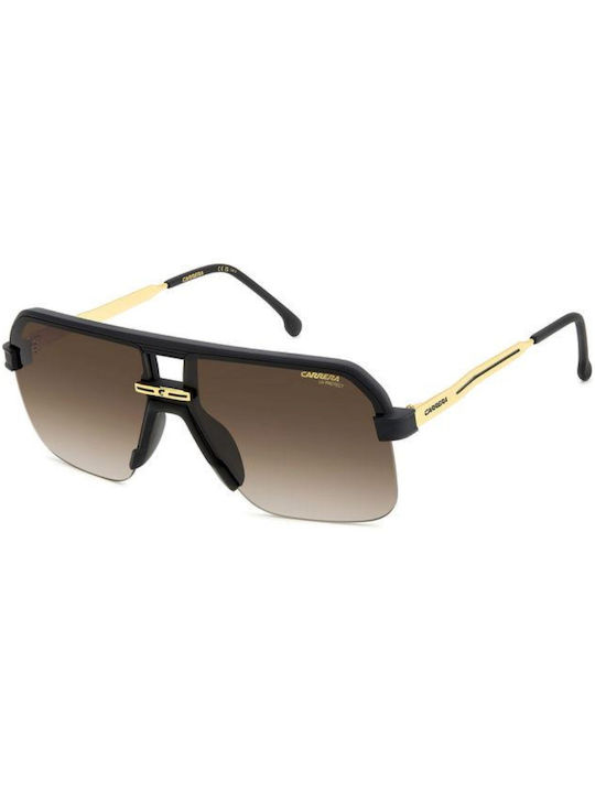 Carrera Sonnenbrillen mit Schwarz Rahmen und Braun Verlaufsfarbe Linse 1066-S-00386