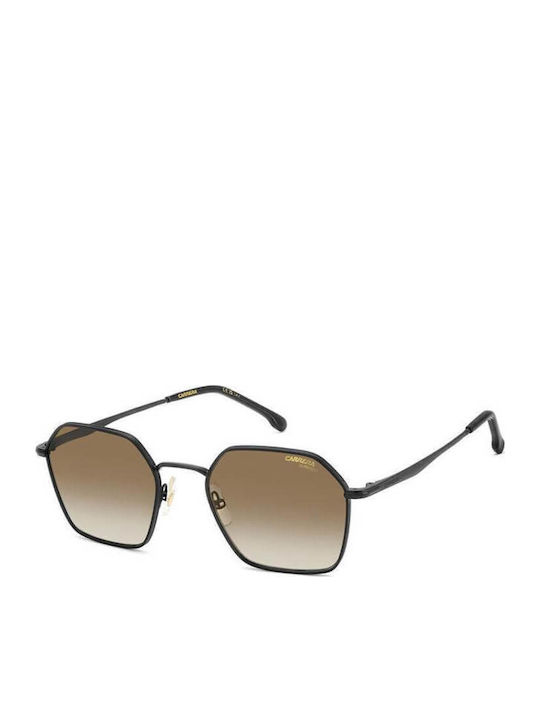 Carrera Unisex Γυαλιά Ηλίου με Μαύρο Μεταλλικό Σκελετό και Γκρι Ντεγκραντέ Φακό