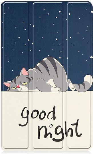 Sleeping Cat Flip Cover Dauerhafte Mehrfarbige Lenovo Tab M8 Gen 4 TB-300FU