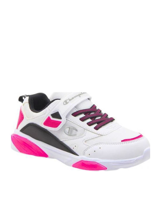 Wave G Ps Παιδικά Sneakers με Σκρατς & Φωτάκια Λευκά