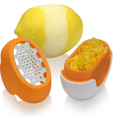 Microplane Inox Citrus Grater with Container