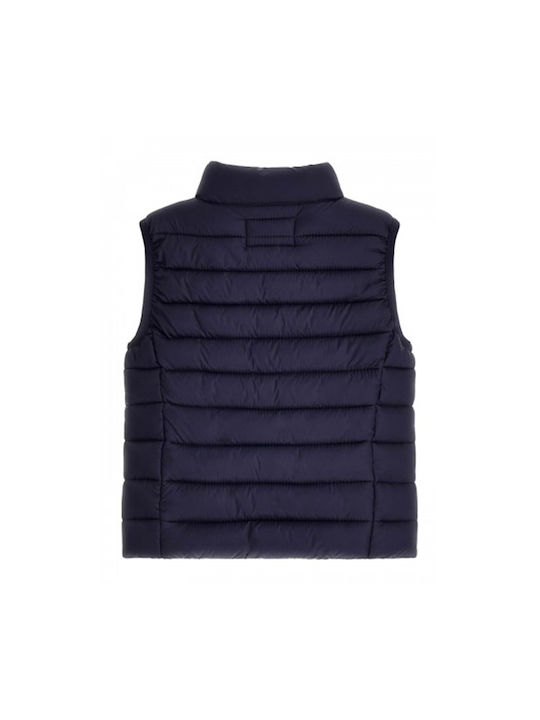 Guess Jachetă casual pentru copii Fără mâneci Scurt Dark blue