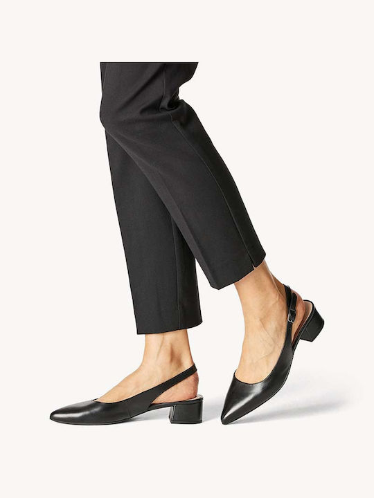 Tamaris Leather Black Low Heels