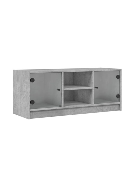 vidaXL TV-Ständer Grau M102xP37xH42cm